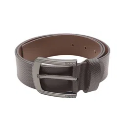 Kara Men Brown Leather Textured Belt-image-82