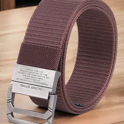 Mast & Harbour Men Textured Canvas Belt-image-99
