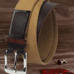LOUIS STITCH Men Brown Textured Belt-image-33