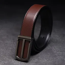WINSOME DEAL Men Textured Formal Belt-image-89