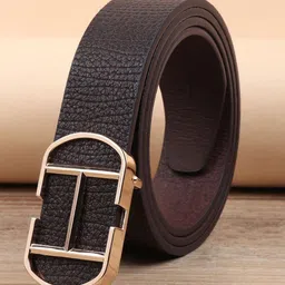 WINSOME DEAL Men Push Pin Textured Formal Belt-image-70