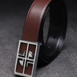WINSOME DEAL Men Push Pin Textured Formal Belt-image-65