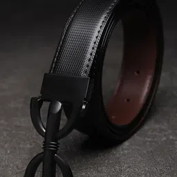 WINSOME DEAL Men Push Pin Textured Formal Belt-image-69