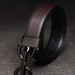 WINSOME DEAL Men Push Pin Textured Formal Belt-image-37