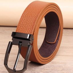 WINSOME DEAL Men Tang Textured Formal Belt-image-66