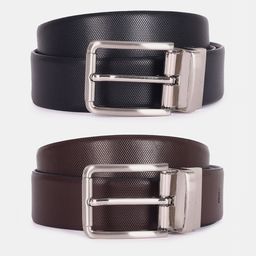 Arrow Men Black Reversible Leather Formal Belt-picture-47