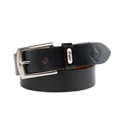Flyer Men Black Textured Leather Formal Belt-image-22