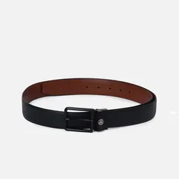 Louis Philippe Men Textured Leather Reversible Formal Belt-image-80