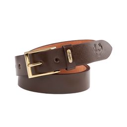 Flyer Men Brown Leather Formal Belt-image-3
