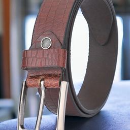 Kastner Men Textured Leather Formal Belt-image-55