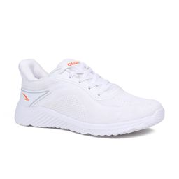 ASIAN Men White Mesh Running Non-Marking Memory Foam Shoes image 1