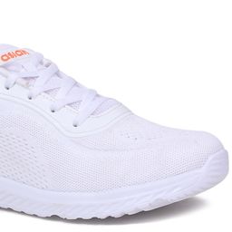 ASIAN Men White Mesh Running Non-Marking Memory Foam Shoes image 5