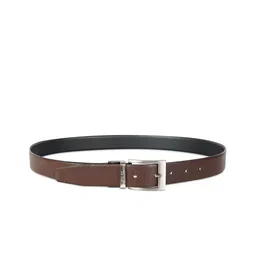 Kenneth Cole Men Brown Leather Belt-image-11
