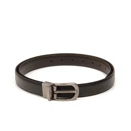 Calvadoss Girls Black Textured PU Reversible Formal Belt-picture-46
