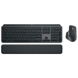 logitech MX KEYS S Rechargeable Wireless Keyboard and Mouse Combo (Fast Fluid Precise Typing, Graphite)-15