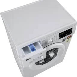 lg 8 kg 5 Star, Inverter Direct Drive Technology, 6 Motion, Steam Fully Automatic Front Load with In-built Heater White image 4