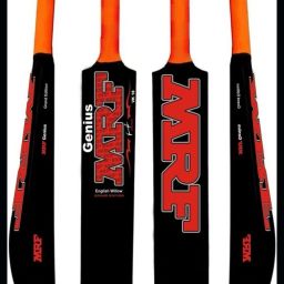 Premium M.R.F Genius Full Size Hard PLASTIC/Fiber Bat for tennis Ball Cross_N.01 PVC/Plastic Cricket Bat For 15+ Yrs-image-53