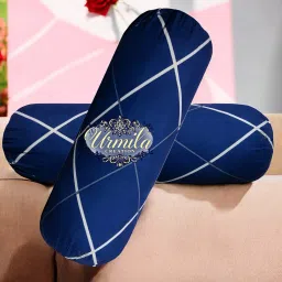 Round Microfibre Geometric Bolster Pack of 2-22