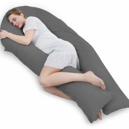 Microfibre Solid Pregnancy Pillow Pack of 1-image-78