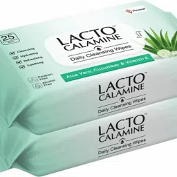 Daily Cleansing Face Wipes with Aloe Vera, Cucumber and Vitamin E ,50 wipes ,Pack of 2-image-27