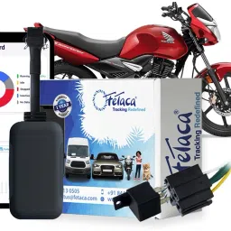 Wired GPS Tracker for Bike | Live Tracking with 1 Month SIM Data & Software GPS Device-18