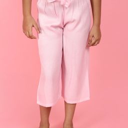 V-Mart Girls Mid-Rise Loose Fit Culottes Trousers-image-5