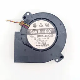 Electronic Spices San Ace B97 9BAM24P2G09 Size 96x92x33mm DC24V 0.9A 3800 RPM Brushless Blower Fan Cooler-image-56