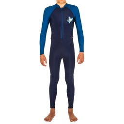 Boy Swimming Full Body Suit Combi 100 Mask Blue-image-8
