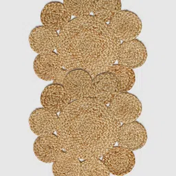PAROKSH 2 Pcs Brown Textured Table Placemats-56