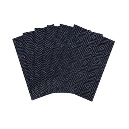 Saral Home Set Of 6 Blue Self-Design Table Placemats image 2