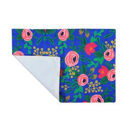 AEROHAVEN Set Of 6 Blue & Pink Floral Printed Table Placemats image 4
