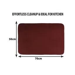 Kuber Industries Maroon 3 Pieces Rectangular Table Placemats image 5