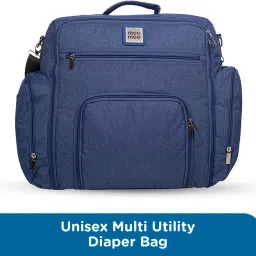Multipurpose Diaper Bag (Backpack-Style, Blue) 1 Diaper Bag-image-20