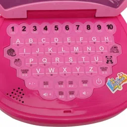 amaflip Educational Learning Alphabet and Numbers with LED and Music Mini Laptop Toy image 4