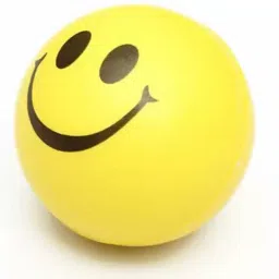 Smiley Soft Balls Yellow Emoji Happy Smiley Face Balls. Throw Ball - Size: 5-picture-34