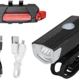 Bicycle LED USB Rechargeable Head Light and back light LED Front Rear Light Combo-17