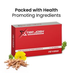 Nirvasa Men Xtra Josh Muscle & Energy Support - 10 Tablets image 5
