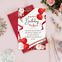 Happy Birthday To you My Love Greeting Card Greeting Card-16