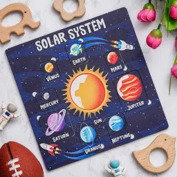 Wooden "Solar System" Jigsaw Puzzle Games for Kids & Children's-image-73