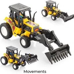 Farm Assembly Bulldozer Farm Plug Construction Truck Educational Learning Toys-13