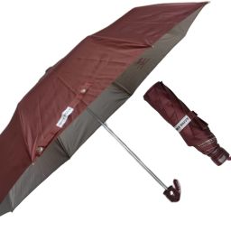 VARSHA 3 FOLD BROWN COLOUR (MONO SILVER) Umbrella-image-33