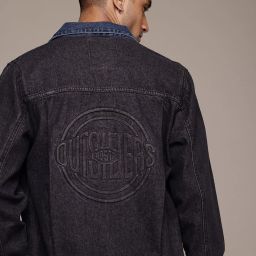 Men Self Design Jacket-picture-8