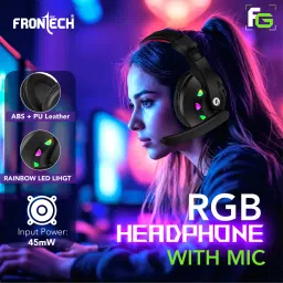 Frontech Dragon Warrior 4 in 1 Gaming (Keyboard + Mouse + Mouse Pad + Headphone)KB-0038P Combo Set image 4