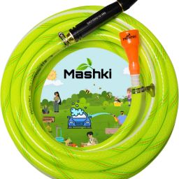 50 Feet (15M) 3 Layered Braided Hose Pipe With High Pressure Water Nozzle 1/2" 3 Layered Braided Hose Pipe With High Pressure Water Nozzle 15M Hose Pipe-image-87