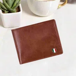 Men Casual Tan Genuine Leather, Artificial Leather Wallet-picture-27