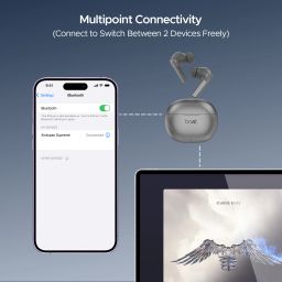 boat Airdopes Supreme w/ 4 Mics AI ENx Tech, 50 HRS Playback,Multi Point Connectivity Bluetooth Headset image 5