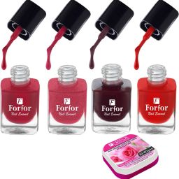 Perfect Stay Trendy Safe & Fast Dry ,Nail Art ,Glossy Finish Nail Polish Combo-42