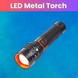 Rechargeable Torch Light, Telescopic Zoom, Ultra Bright LED Flashlight D258 Torch-image-50