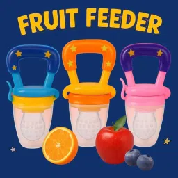 Teething Pacifier Fruit Feeder Set – 3Pcs BPA-Free Silicone for Babies Feeder-20