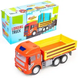 Friction Powered Loading Truck Toy - Multicolour-24